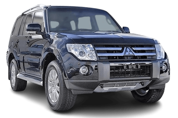 4x4 Mitsubishi Pajro 6G72, 3L Petrol available for rental at cheap prices