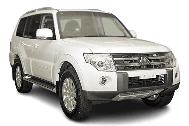 4x4 Mitsubishi Pajro 6G72, 3L Petrol available for rental at cheap prices